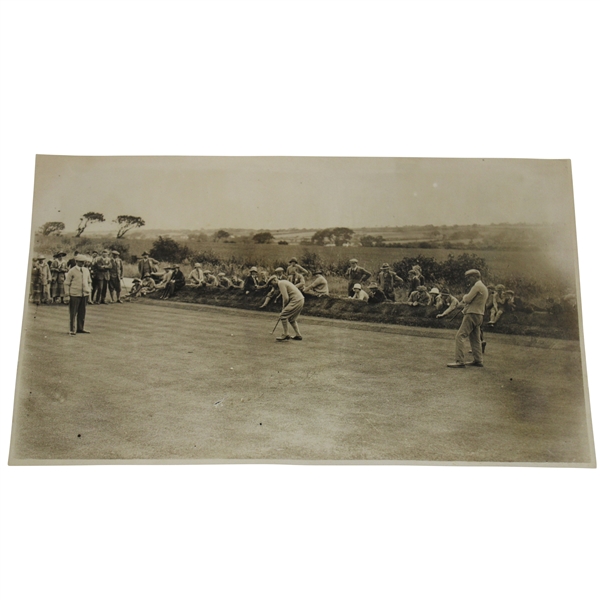 1924 Harry Vardon & JH Taylor at Mundesley Links, Norfolk Original Photo