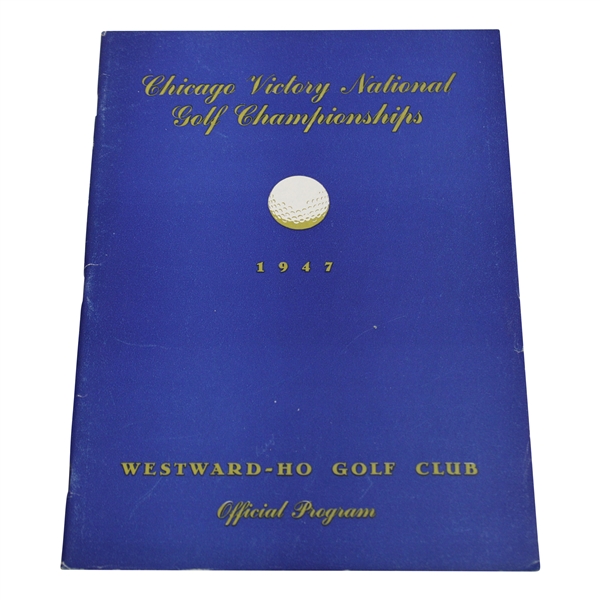 1947 Chicago Victory National Golf Championship Program