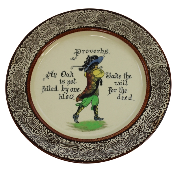 Vintage Royal Doulton Proverbs Ceramic Plate