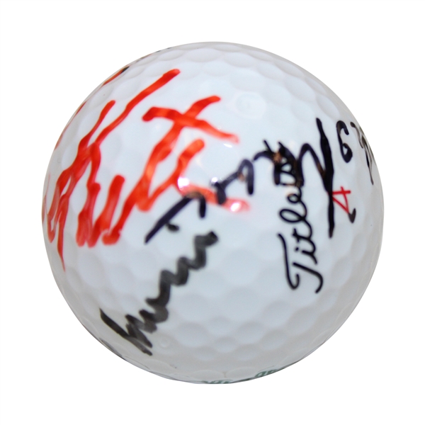 Pebble Beach Pro-Am Champs O Meara, Kite & Irwin Signed Cypress Point Logo Golf Ball JSA ALOA