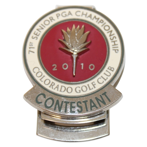 Paul Azingers 2010 Senior PGA Championship at Colorado Golf Club Contestant Badge - Debut