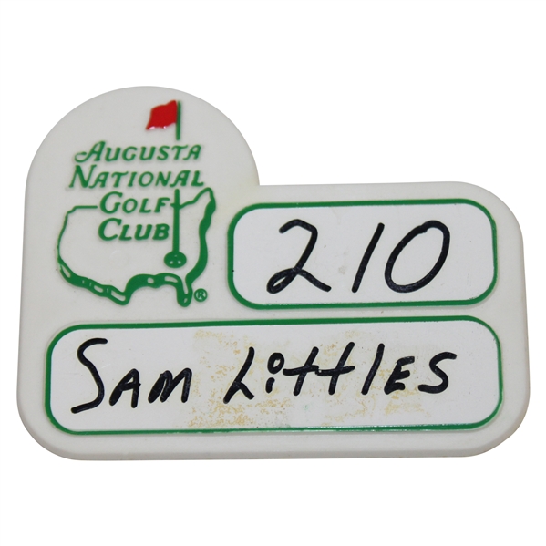 Augusta National Golf Club Course Caddy Badge #210 - Sam Littles