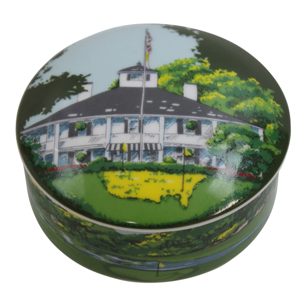 Augusta National Golf Club Clubhouse Porcelain Tiffany & Co Dish w/Top