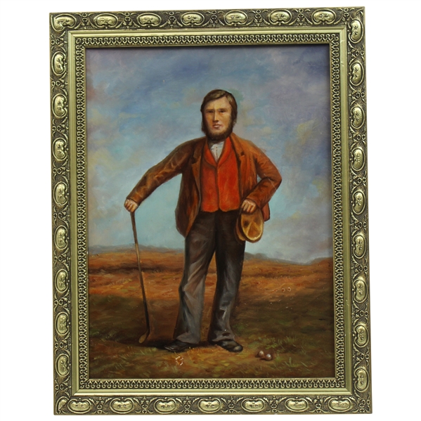 Portrait Of Scottish Golfer Allan Robertson - Framed