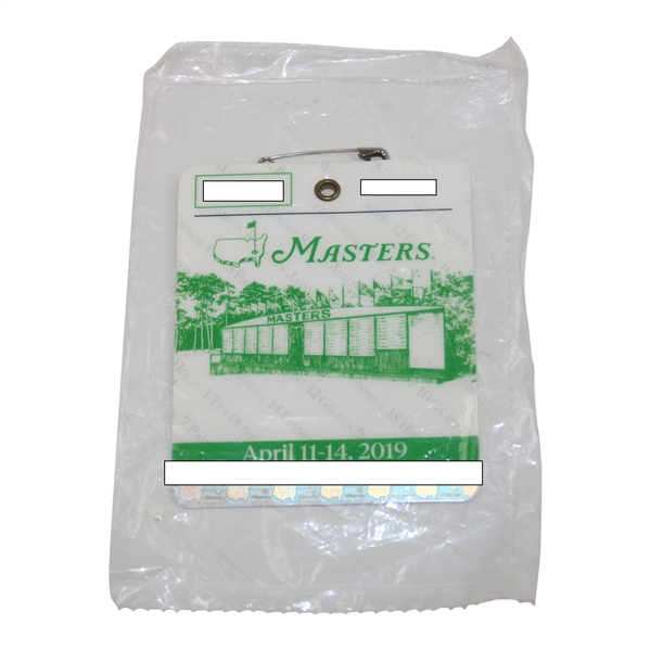 2019 Masters Tournament SERIES Badge in Unopened Original Packaging - Tiger Woods Win