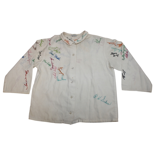 c.1960s Multi-Signed Girls Fashions Shirt - All Signatures Have Been Enhanced