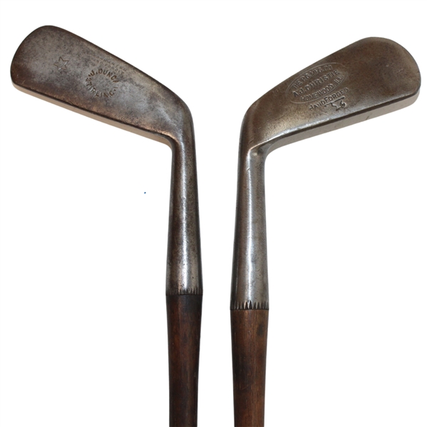 A.J. Christie Hand Forged Smooth Face LH Club w/Sheep Skin Grip & J. Duncan Stirling Gibson Star Iron