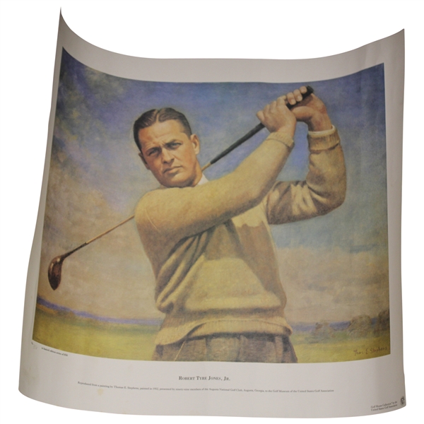 Ltd Ed USGA Bobby Jones Print from Thomas Stephens Original Painting #356/850