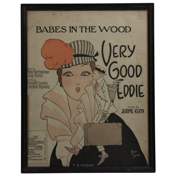 Babes In The Wood Very Good Eddie Framed Sheet Music Cover Only