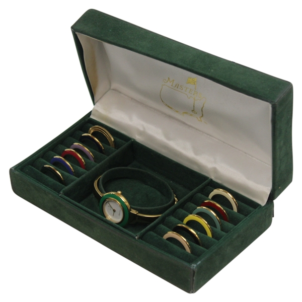 Masters Tournament Ladies Watch with Multi-Colored Interchangeable Dials in Original Box