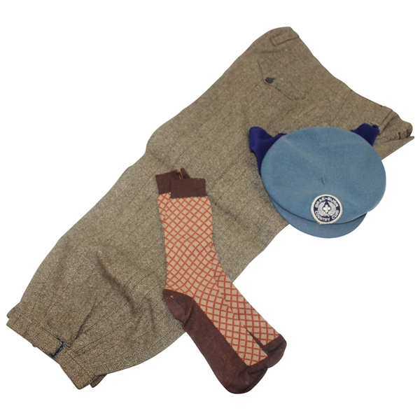 Brae Burn Country Club Caddie Hat w/Knickers & Socks