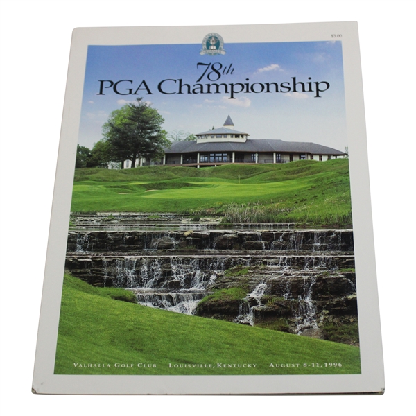 1996 PGA Championship at Valhalla Golf Club Program - Mark Brooks Win