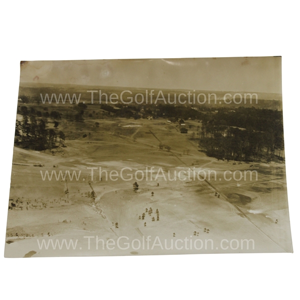 Early 1930s Augusta National Golf Club Original Photo of Grounds Aerial Shot - Miller Collection