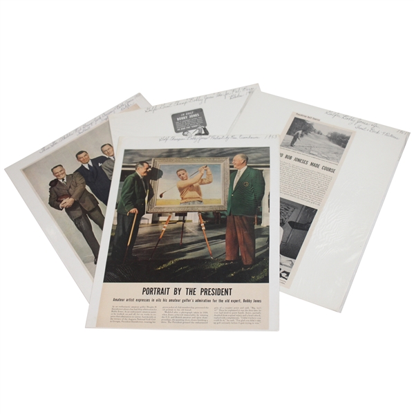 Four (4) Vintage Bobby Jones Golf Ads 1947-1953