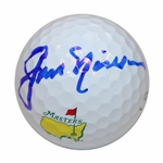 Jack Nicklaus Signed Titleist 3 Masters Logo Golf Ball - Blue  Marker JSA ALOA