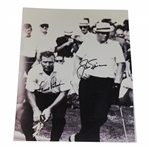 Arnold Palmer & Jack Nicklaus Signed Photo JSA ALOA