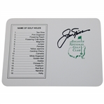 Jack Nicklaus Signed Augusta National Golf Club Scorecard JSA ALOA