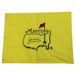 Jack Nicklaus Signed Masters Undated Embroidered Flag w/Years Won JSA ALOA