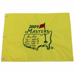 Gary Player Signed 2009 Masters Flag w/Deluxe 52x, Years, Score & Score to Par Inscriptions JSA ALOA