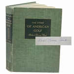 Author Herbert Warren Wind Signed 1948 The Story Of American Golf Book JSA ALOA