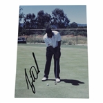 Tiger Woods Signed Original 1995 Stanford Putting Type I Photo JSA Full Letter