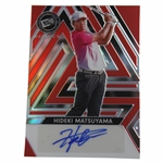 Hideki Matsuyama Signed 2024 Leaf Press Pass Premium Card 2/2