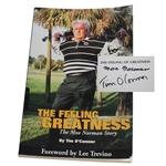 Moe Norman Signed The Feeling of Greatness Book Also Signed by Author OConnor JSA ALOA