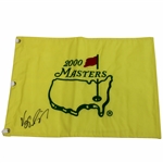 Vijay Singh Signed 2000 Masters Tournament Embroidered Flag JSA ALOA