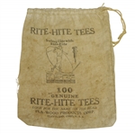 Vintage "Rite-Hite Tees" Canvas Golf Tee Bag - Swing Rite - Crist Collection