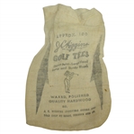 Vintage "JC Higgins Golf Tees" Canvas Golf Tee Bag - Sears, Roebuck, & Co. - Crist Collection