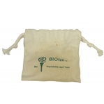 Vintage BIOtee Biodegradable Golf Tees Canvas Bag - Crist Collection