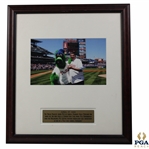 2008 Brian Whitcomb And Philly Phanatic Photo - Framed