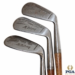 H. Estony Kro-Flite Custom Made Sweet Spot 4, 8 & 17 Irons 