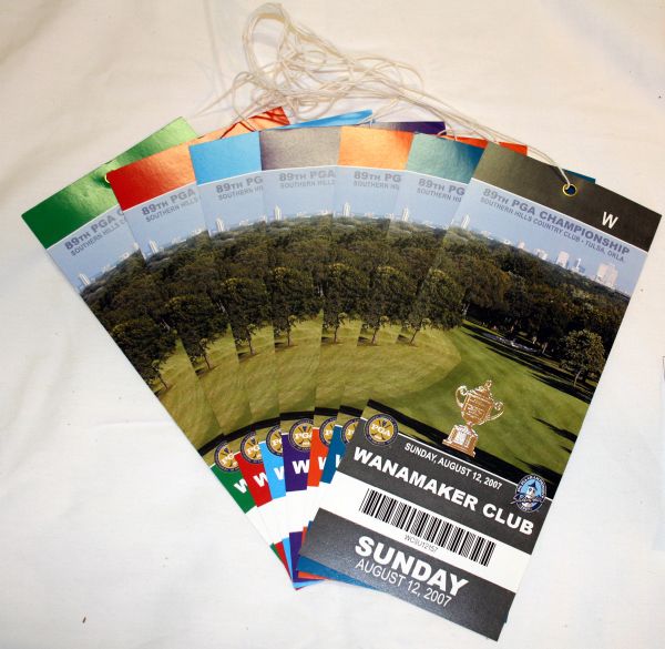 2007 PGA Championship (7) Ticket Set