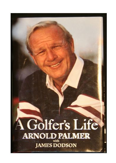 Arnold Palmer Autographed Book   JSA COA 