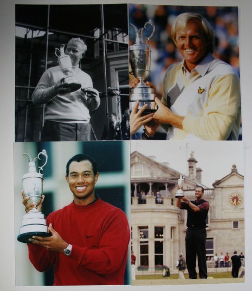 Lot of 16 Unsigned British Open Trophy Photos