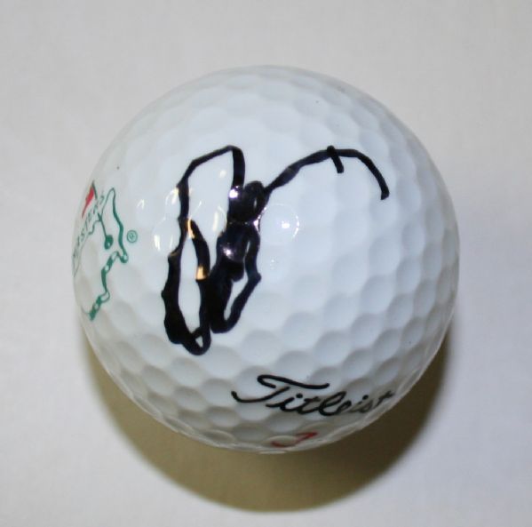 Ryo Ishikawa Autographed  Masters Logo Golf Ball