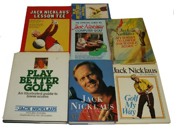 Jack Nicklaus Books Lot of 7