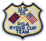 1955 Ryder Cup Package W/Team Crest Patch, Photo, Course Map & Pairing Sheet