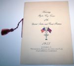 1955 Ryder Cup Dinner Program - Perfect Shape from Lloyd Mangrum collection