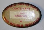  Lloyd Mangrums 1959 Colonial Country Club National Contestants Badge-Hogan Wins