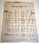 1953 Masters Pairing Sheet