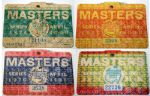 Lot of 32 Masters Tournament Badges Dated from 1968 - 2009 Some missing years.