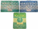 Lot of 32 Masters Tournament Badges Dated from 1968 - 2009 Some missing years.