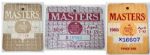 Lot of 32 Masters Tournament Badges Dated from 1968 - 2009 Some missing years.