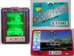 Lot of 32 Masters Tournament Badges Dated from 1968 - 2009 Some missing years.