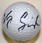 Vijay Singh Signed Golf Ball COA from JSA. (James Spence Authentication).