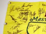 31 Champions Signed UNDATED Masters Flag with TOM WATSON!JSA COA