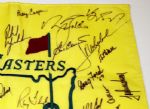31 Champions Signed UNDATED Masters Flag with TOM WATSON!JSA COA