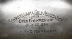 Pennsylvania Golf Association 25th Open Championship Trophy Won by Lloyd Mangrum His First Pro WIN!